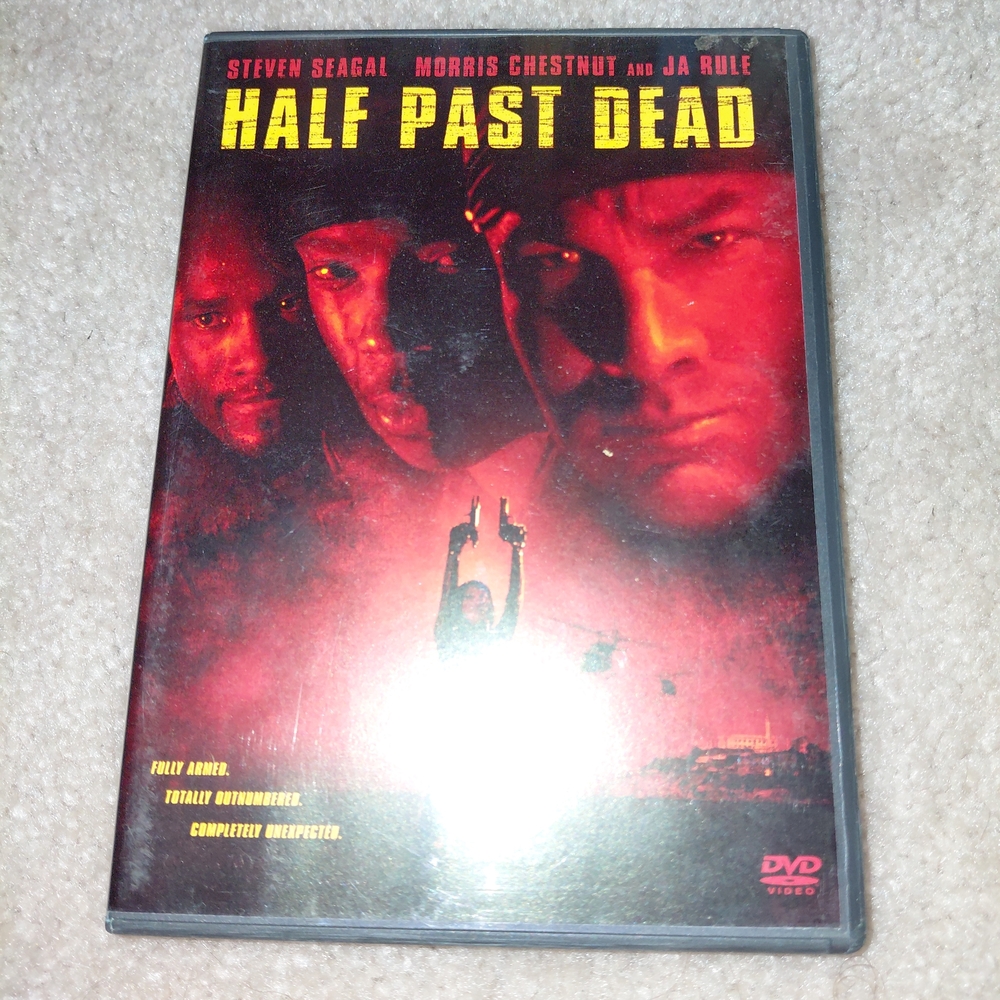 Half Past Dead DVD - Black and Red Cover